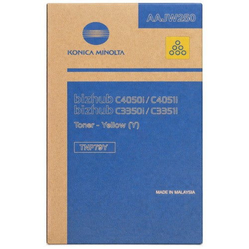 Konica Minolta AAJW250/TNP-79Y Toner yellow, 9K pages for KM Bizhub C 3350 i
