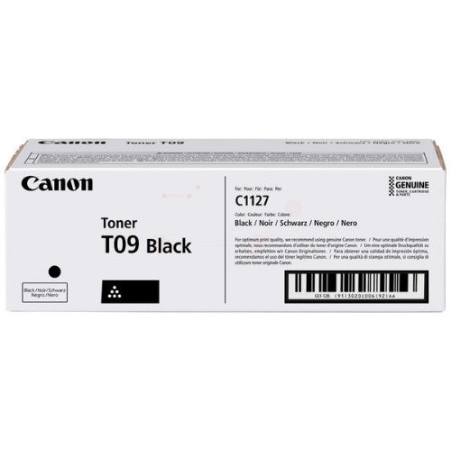 Canon 3020C006/T09BK Toner cartridge black, 7.6K pages ISO/IEC 19752 for Canon X C 1127