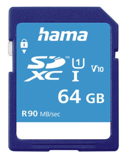 Hama 00124136 memory card 64 GB SDXC UHS-I Class 10