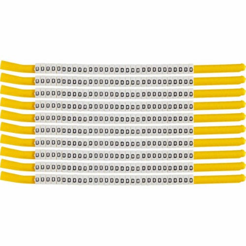 Brady SCN-18-D cable marker Black, White Nylon 300 pc(s)