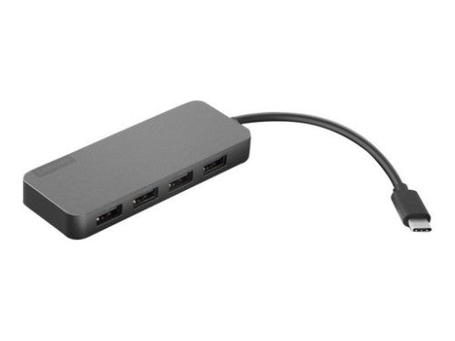 Lenovo 4X90X21427 interface hub USB 3.2 Gen 2 (3.1 Gen 2) Type-C 20000 Mbit/s Grey