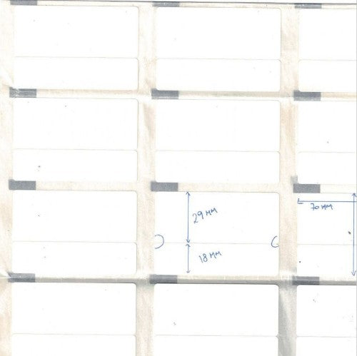 Capture 35000771 printer label White