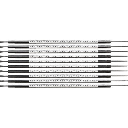 Brady SCN-05-Y cable marker Black, White Nylon 300 pc(s)