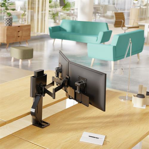 Ergotron TRACE 45-631-224 monitor mount / stand 68.6 cm (27") Desk Black