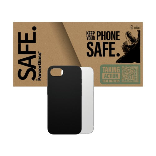 PanzerGlass SAFE. by ® TPU Case Black iPhone 16e