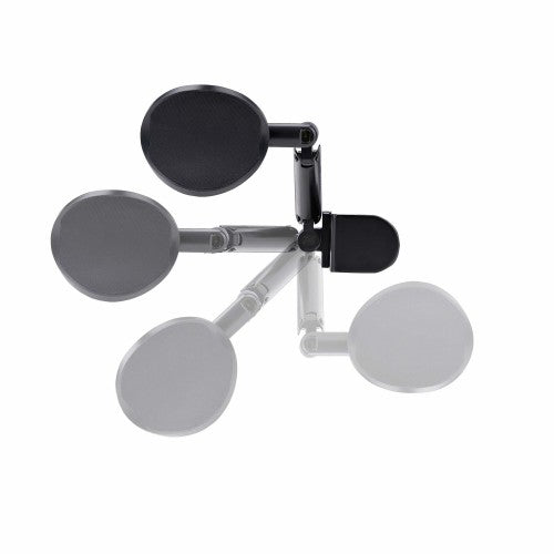 StarTech.com Adjustable Arm Rest for Office Desk, Ergonomic Arm/Elbow Support, 360-Degree Rotation, Clamp-On/No Drill Installation, Black