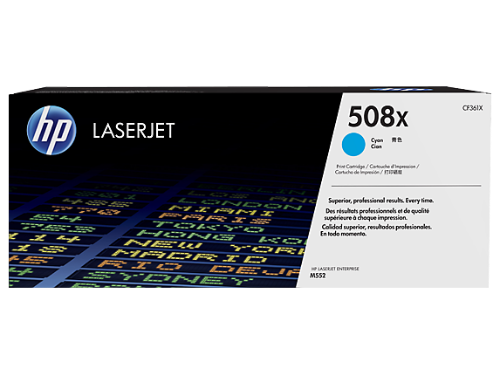 HP CF361X/508X Toner cartridge cyan, 9.5K pages ISO/IEC 19798 for HP CLJ M 552/E 55040