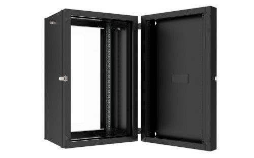Lanview RWP20U45BL-D rack cabinet 20U Wall mounted rack Black