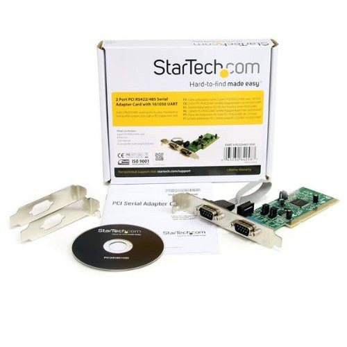 StarTech.com 2 Port PCI RS422/485 Serial Adapter Card with 161050 UART