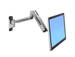 Ergotron LX HD Sit-Stand 116.8 cm (46") Silver Wall