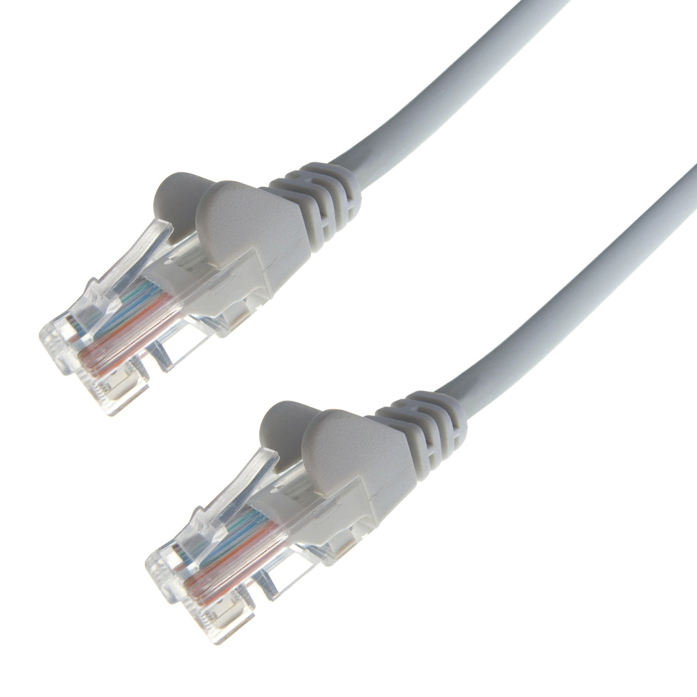 connektgear 25m RJ45 CAT5e UTP Stranded Flush Moulded Network Cable - 24AWG - Grey