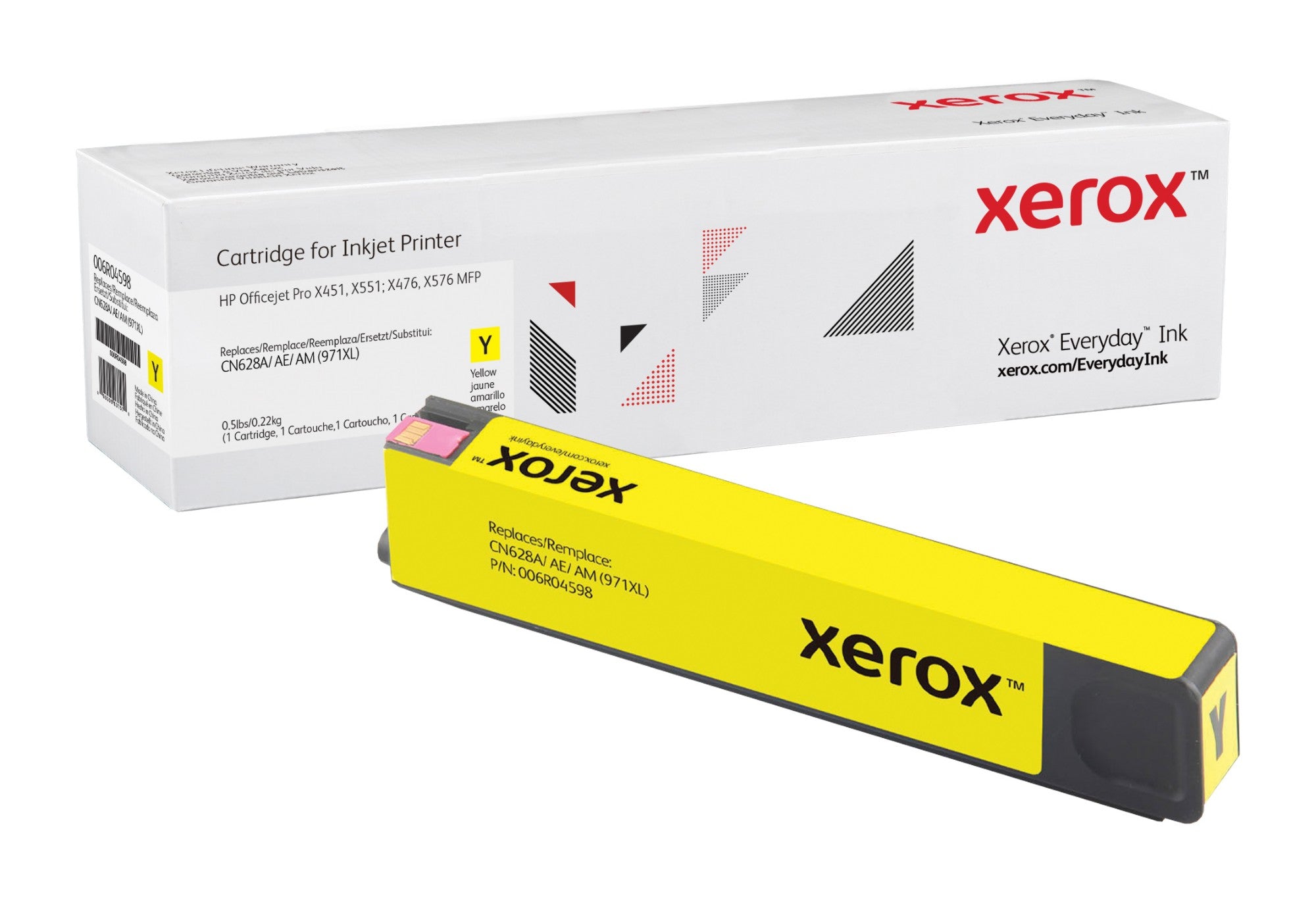 Xerox 006R04598 Ink cartridge yellow, 6.6K pages (replaces HP 971XL) for HP OfficeJet Pro X