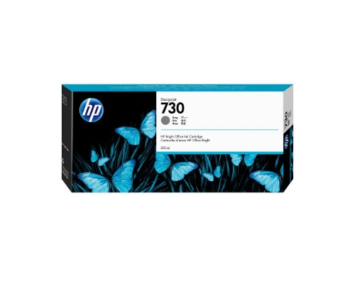 HP P2V72A/730 Ink cartridge gray 300ml for HP DesignJet T 1600/1700/940