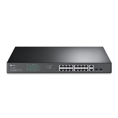 TP-Link JetStream 16-Port Gigabit Easy Smart PoE/PoE+ Switch
