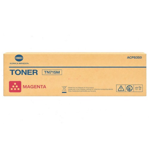 Konica Minolta ACP8350/TN-715M Toner magenta, 45K pages ISO/IEC 19752 for KM Bizhub C 750 i