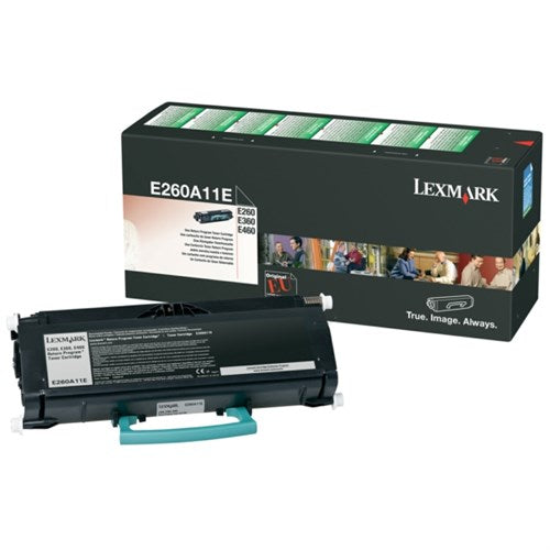 Lexmark E260A11E Toner-kit return program, 3.5K pages/5% for Lexmark E 260/360/460/462
