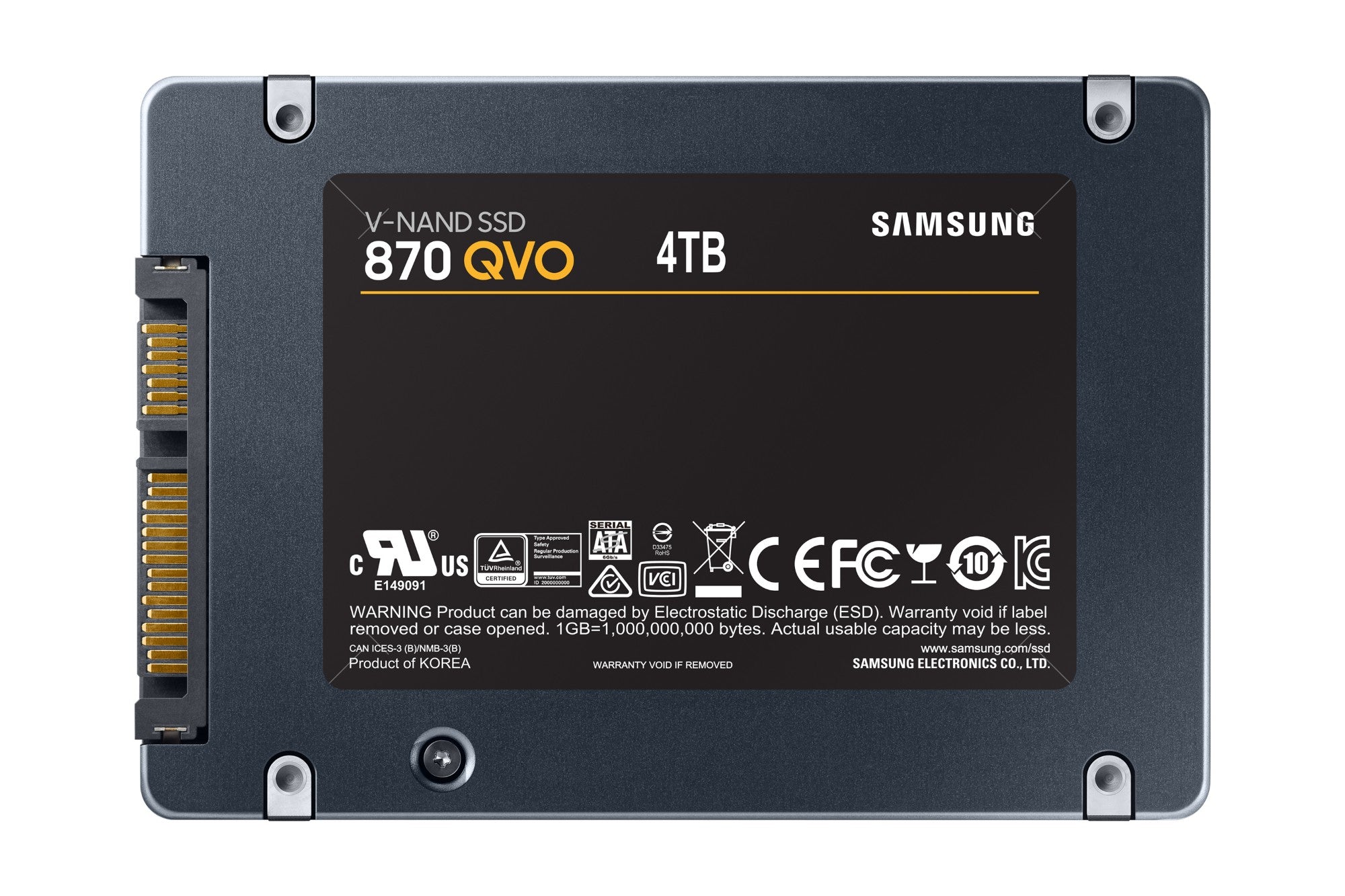 Samsung MZ-77Q4T0 4 TB 2.5" Serial ATA III V-NAND MLC