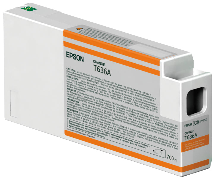 Epson C13T636A00/T636A Ink cartridge orange 700ml for Epson Stylus Pro WT 7900/7900