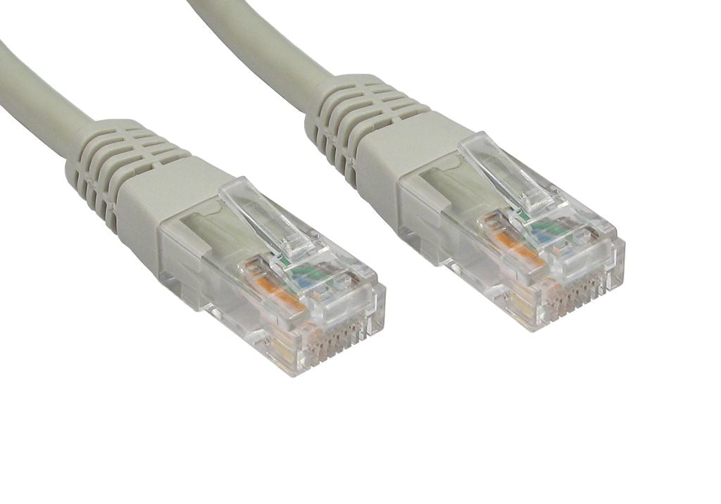 Cables Direct 5m Cat6 networking cable Grey U/UTP (UTP)