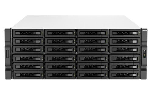 QNAP TS-H3087XU-RP NAS Rack (4U) Intel Xeon E E-2378 64 GB DDR4 0 TB QuTS hero Black, White