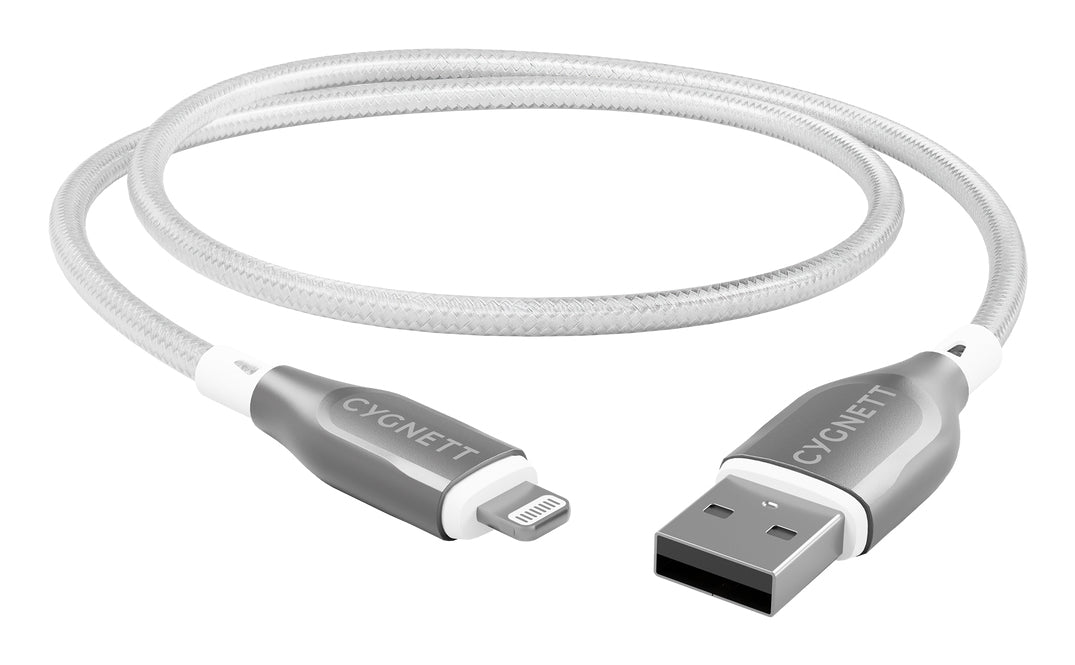 Cygnett CY4659PCCAL lightning cable 1 m Silver, White