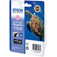 Epson C13T15764010/T1576 Ink cartridge light magenta, 2.3K pages 25.9ml for Epson Stylus Photo R 3000