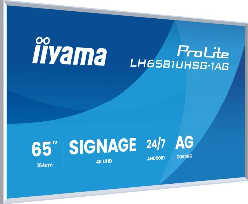 iiyama 65" 4K UHD Digital Signage Display — Sleek, Flexible, and Ready for Any Creative Space