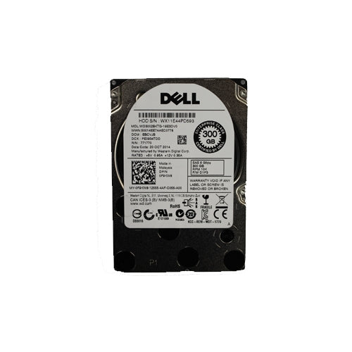 DELL F9KW8 internal hard drive 2.5" 300 GB SAS