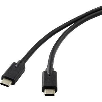 Microconnect DOCKUSB3.2CC1 USB cable USB 3.2 Gen 2 (3.1 Gen 2) 1 m USB C 100 W Black