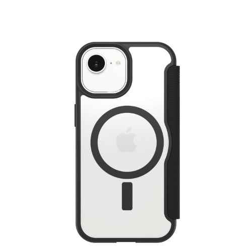 OtterBox React Folio for MagSafe Series for Apple iPhone 17e/16e/15/14/13, transparent/black - ProPack