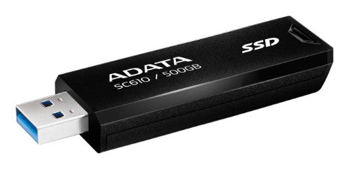 ADATA SC610 500 GB USB Type-A 3.2 Gen 2 (3.1 Gen 2) Black