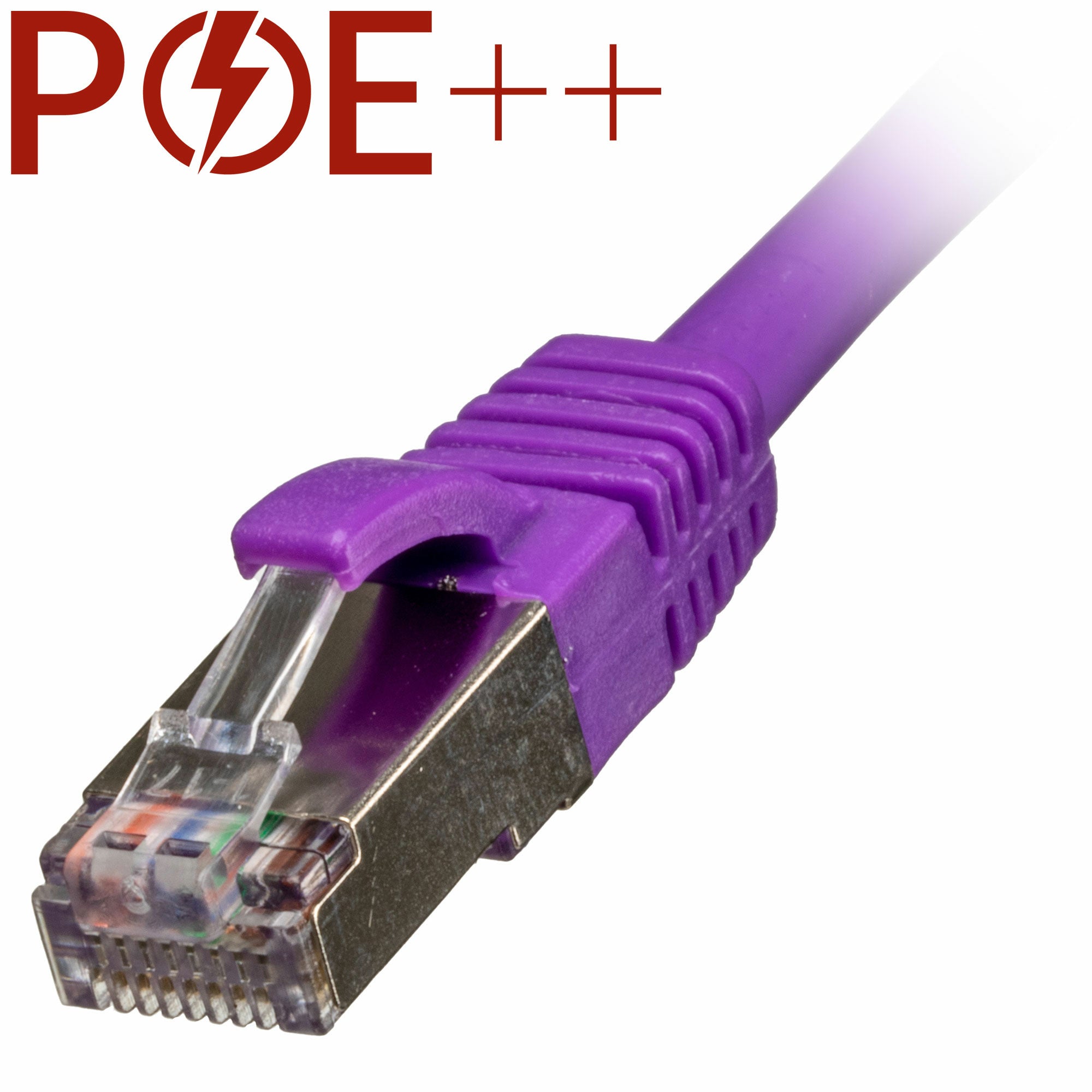 Cablenet 3m Cat6a RJ45 Violet S/FTP LSOH 26AWG Snagless Booted Patch Lead