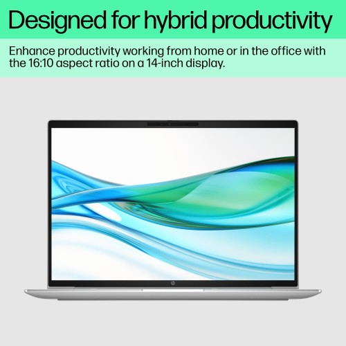 HP ProBook 460 G11 Intel Core Ultra 5 125U Laptop 40.6 cm (16") WUXGA 8 GB DDR5-SDRAM 256 GB SSD Wi-Fi 6E (802.11ax) Windows 11 Pro AI PC Silver