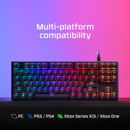 HyperX Alloy Origins Core PBT HX Aqua - Mechanical Gaming Keyboard