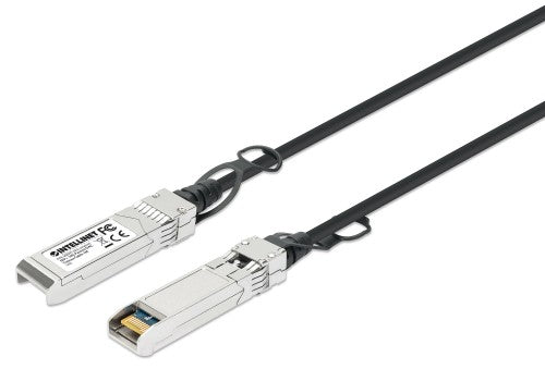 Intellinet 1m 10G SFP+ Passive Direct Attach Copper Twinax Cable 30AWG MSA SFP-H10GB-CU1M compatible