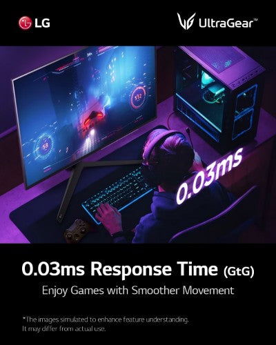 LG 27GS95QE-B computer monitor 67.3 cm (26.5") 2560 x 1440 pixels Quad HD OLED Black