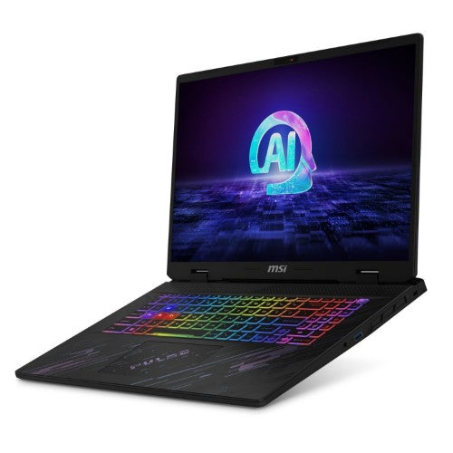 MSI Pulse 17 AI C1V Intel Core Ultra 9 185H Laptop 43.2 cm (17") Quad HD+ 16 GB DDR5-SDRAM 1 TB SSD NVIDIA GeForce RTX 4060 Wi-Fi 6E (802.11ax) Windows 11 Home Black
