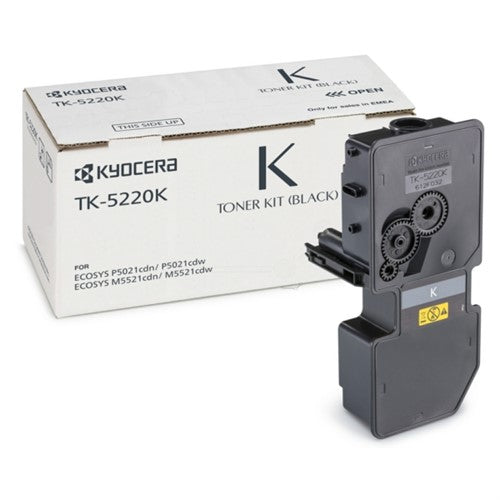 Kyocera 1T02R90NL1/TK-5220K Toner-kit black, 1.2K pages ISO/IEC 19752 for Kyocera P 5021