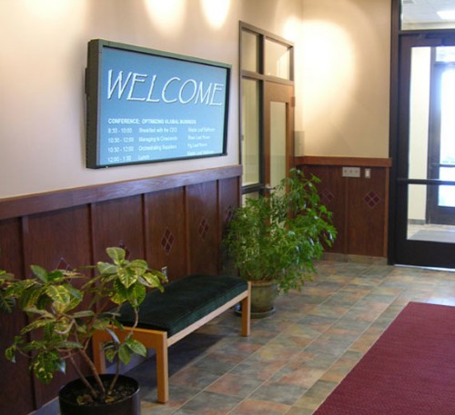 Ergotron SIM90 Signage Integration Mount Black Wall