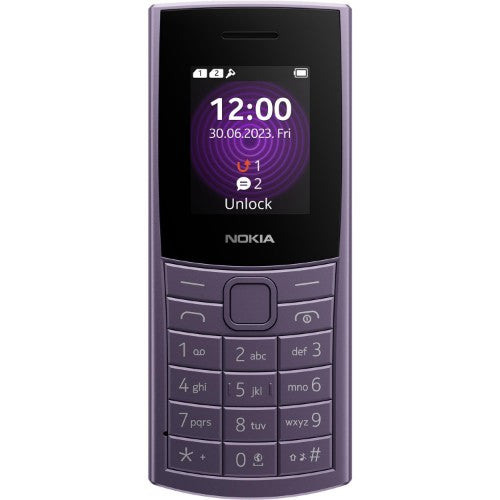 Nokia 110 4G (2023) 4.57 cm (1.8") 94.5 g Purple Feature phone