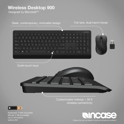 Incase Designed by Microsoft Wireless Desktop 900