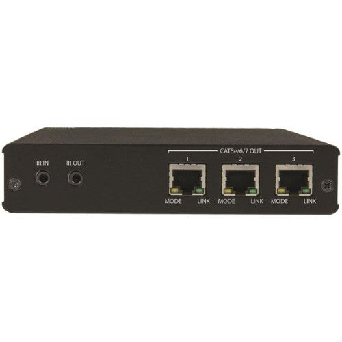 StarTech.com 3-Port HDBaseT Extender Kit with 3 Receivers - 1x3 HDMI over CAT5e Splitter - Up to 4K