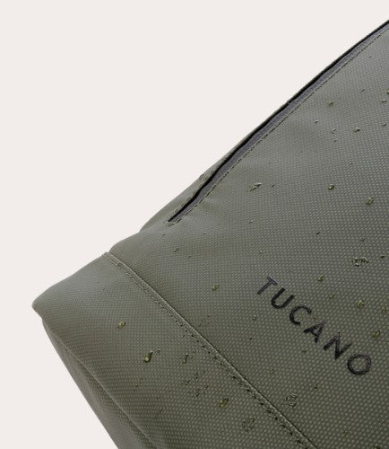Tucano ROLLO Laptop 15.6", MacBook Pro 16" Backpack case rolltop closure Military green