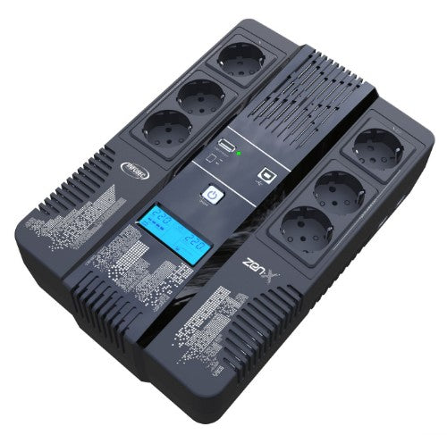 Infosec Zen-X 800 uninterruptible power supply (UPS) Line-Interactive 0.8 kVA 0.48 W 6 AC outlet(s)