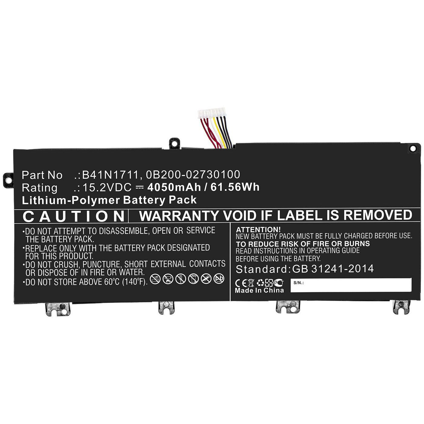 CoreParts MBXAS-BA0230 laptop spare part Battery