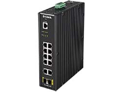D-Link 12-Port L2 Industrial Smart Managed Switch with 10 x 1GBaseT(X) & 2 x SFP