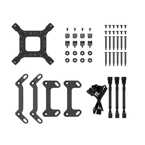 DeepCool LS720S Zero Dark Processor All-in-one liquid cooler 12 cm Black 1 pc(s)