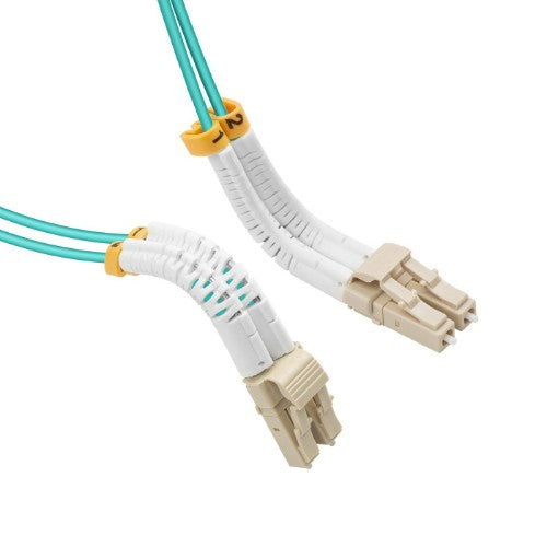 Lanview LVO231469-FLEX InfiniBand/fibre optic cable 1 m LC Aqua colour