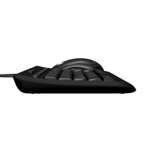 Incase Designed by Microsoft Wired Desktop 600 keyboard Mouse included Universal USB QWERTY French Black