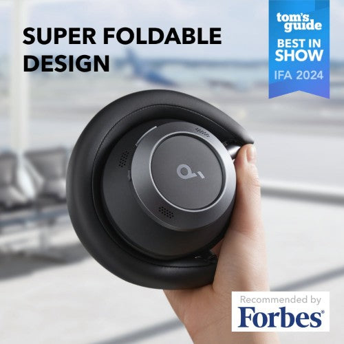 Soundcore Space One Pro Headset Wireless Head-band Calls/Music Bluetooth Black